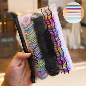 200 Uds. Lindas gomas para el pelo para niños y niñas