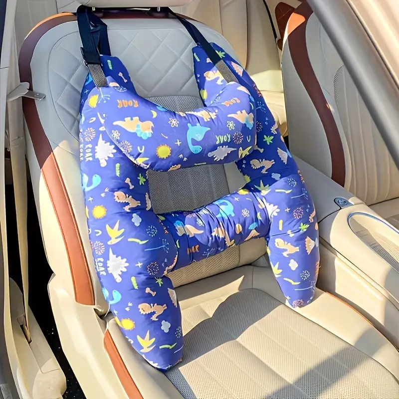 Almohada para Auto en Forma de H - 2 Piezas De Almohada De Asiento De Coche Lindo