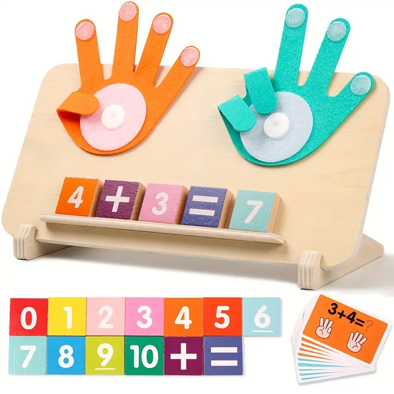Tablero de Aprendizaje Aritmético de Madera