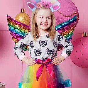 [C 12] Conjunto De Falda Tutú Para Niña, Horquilla Y A…