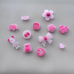 [C 79] 12 Abalorios Luminosos De PVC Para Zapatos, O…