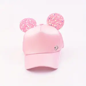 [C 95] 1 Gorra De Béisbol Ajustable Con Decoración D…