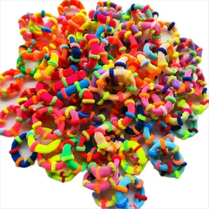 [C 108] 30/50/80 piezas de bandas elásticas coloridas para el cabello