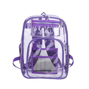 [C 132] 1pza Mochila Transparente De Alta Resistencia, Impermeable Mochila Escolar