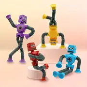[C 158] Juguete Sensorial de Robot Tubo Telescópico Portátil