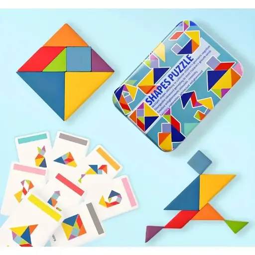 [C 161] Juego de Tangram de Madera Montessori - Herramientas