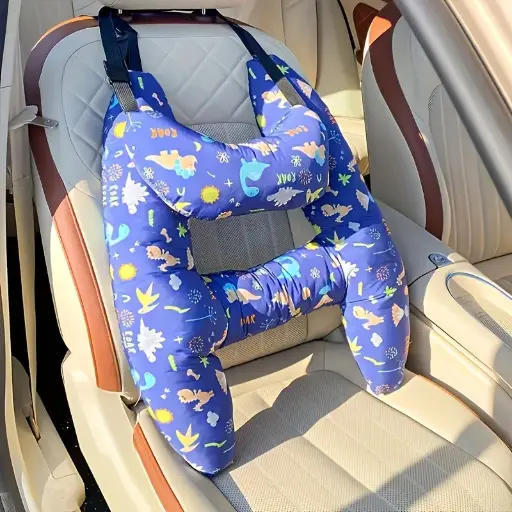 [C 167] Almohada para Auto en Forma de H - 2 Piezas De Almohada De Asiento De Coche Lindo