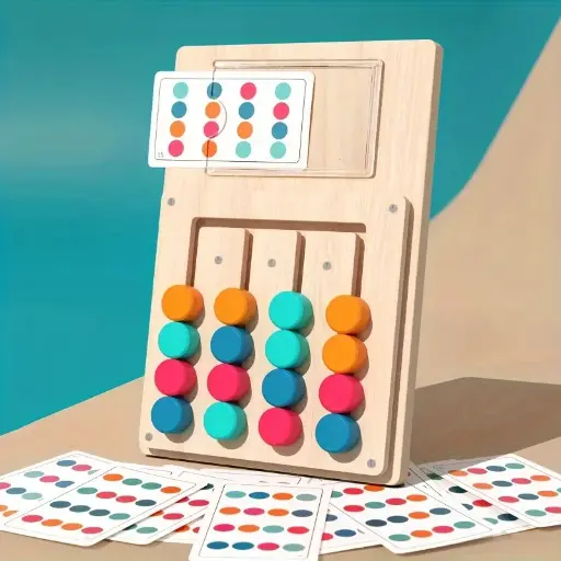 [C 175] Rompecabezas de Madera Colorido y Juego de Caminar