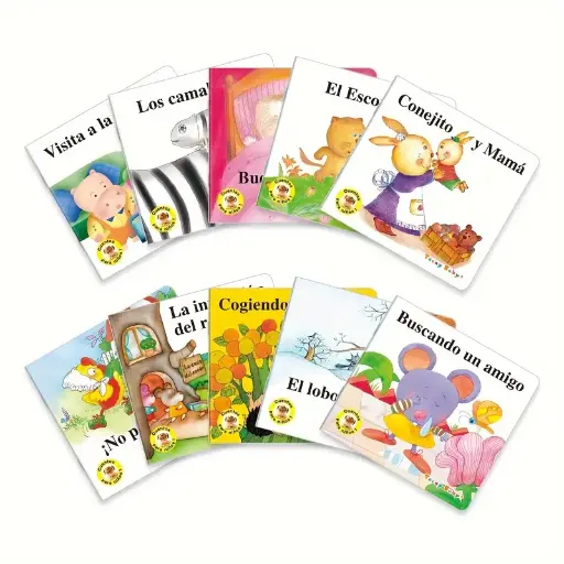 [C 182] Juego de 10 libros ilustrados en español con diez cuentos cortos